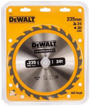 Saeketas puidule DeWalt DT1954-QZ; 235x30 mm; Z24