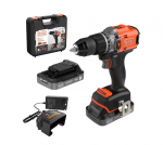 L&ouml;&ouml;ktrell-kruvikeeraja Black & Decker BLD683D2XK-QW; 18 V; 45 Nm; 2x2,0 Ah aku