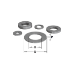 Priedas frezai CMT 541.523.00, D=12/21X6,16