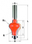 T&otilde;mbeliistu otsafrees CMT; S=12 mm; D=31,75 mm; laagripesaga