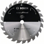 L&otilde;ikeketas Bosch Standard for Wood 2608837700; 184x16 mm; Z24