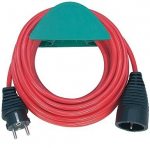 Pikendusjuhe Brennenstuhl, 10m, 1VDE, 3x1,5, punane
