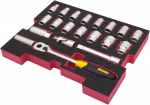 Padrunv&otilde;tmete komplekt Stanley FMHT0-74297; 1/2''; 20 tk