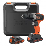 L&ouml;&ouml;ktrell Black & Decker BCD003C2K-QW; 18 V; 2x1,5 Ah aku + laadija