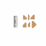 Freesiterade komplekt Virutex 9841006; 2 tk