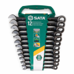 K&auml;ristiga mutriv&otilde;tmete komplekt Sata ST08032; 8-19 mm; 12 tk