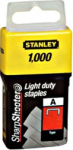 Klambrid Stanley; 11,3x8 mm; 1000 tk.; t&uuml;&uuml;p A; tsingitud