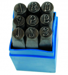 Numbrite markerid Condor Werkzeug C0051/10; 10 mm; 9 tk
