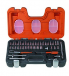 Padrunv&otilde;tmete komplekt Bahco S460; 1/4''; 46 tk