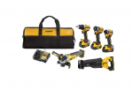 T&ouml;&ouml;riistakomplekt DeWalt DCK509P3-QW; 18 V; 90 Nm; 206 Nm; 609 Nm; 125 mm; 3x5,0 Ah aku