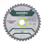 Saeketas puidule Metabo HW/CT CORDLESS CUT WOOD - CLASSIC; 216x30x40 mm; 5&deg;