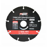 Nurklihvija l&otilde;iketera puidu l&otilde;ikamiseks AWTools AW45101BL; 125 mm