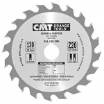 Saeketas puidule CMT 291; 130x2,4x20; Z20; 15&deg;