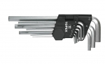 L-t&uuml;&uuml;pi kuuskant v&otilde;tmete komplekt Topex 35D956; 1,5-10 mm; 9 tk