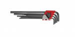 L-t&uuml;&uuml;pi kuuskant v&otilde;tmete komplekt Teng Tools 231740101; 1,5-10 mm; 9 tk