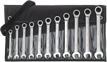 K&auml;ristiga mutriv&otilde;tmete komplekt Fortis 4317784727228; 8-19 mm; 11 tk