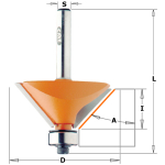 Faasifrees CMT; S=1/4''; D=22,2 mm; laagripesaga