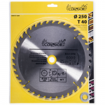 Saeketas puidule Condor CON-TCT-2504; 250 mm; Z40