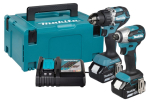 T&ouml;&ouml;riistakomplekt Makita DLX2576TJ; (DDF484+DTD158); 18 V; 2x5,0 Ah aku