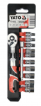 Padrunv&otilde;tmete komplekt Yato YT-14432; 1/4''; 12 tk