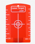Laseri sihtplaat Geo-Fennel LS 307; punane