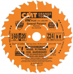 Saeketas puidule CMT 271; 160x1.7x20; Z24; 18&deg;