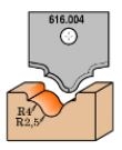 Profiilinoad l&otilde;ikepeadele CMT 665.004; 1 tk