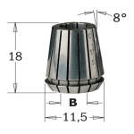 H&uuml;lss CMT ER11 184.050.11; 5 mm