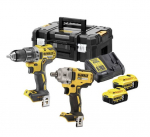 T&ouml;&ouml;riistakomplekt DeWalt (DCD791 + DCF894); 18 V; 2x5,0 Ah aku