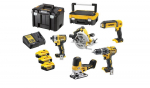 T&ouml;&ouml;riistakomplekt DeWalt DCK500P3T-QW; 18 V; 3x5,0 Ah aku