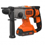Puurvasar Black & Decker BCD900D1S-QW; 1,2 J; SDS-plus; 18 V; 1x2,0 Ah aku + laadija