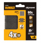 Liivapaber DeWalt DTM8664-QZ; 115x115 mm; K60; 5 tk