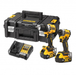T&ouml;&ouml;riistakomplekt DeWalt DCK2051P2T-QW (DCD800 + DCF850); 18 V; 2x5,0 Ah aku