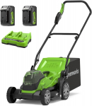 Muruniiduk Greenworks G24X2LM36K4X; 48 V; 2x4,0 Ah aku