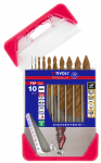 Puurikomplekt metalli jaoks Tivoly 11457170001; 1-10 mm; 10 tk
