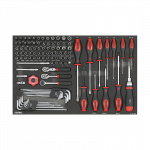 T&ouml;&ouml;riistakomplekt Sonic Equipment 112102; 1/4''; 121 tk