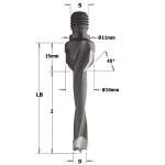 Puidupuur CMT; S=M10/11 mm; D=10x30 mm