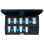 Padrunv&otilde;tmete komplekt Gedore TX 19 E-09; TORX; 1/2''; 9 tk