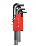 L-t&uuml;&uuml;pi kuuskant v&otilde;tmete komplekt Yato YT-0500; 1,5-10 mm; 9 tk