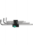 L-t&uuml;&uuml;pi kuuskant v&otilde;tmete komplekt Wera 950 PKL/9 SM N; 1,5-10,0 mm; 9 tk