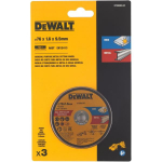 Abrasiiv l&otilde;ikeketas DeWalt DT20592-QZ; 76 mm; 3 tk