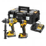 T&ouml;&ouml;riistakomplekt DeWalt DCK2052H1E1T-QW (DCD999 + DCF850); 18 V; 1x1,7/5,0 Ah aku