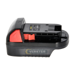 Aku adapter Ahlio; Makita Milwaukee; m&otilde;eldud ainult 18 V