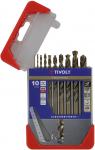 Puurikomplekt metalli jaoks Tivoly CLIPSTER PRO; HSCOB; 1-10 mm; 10 tk