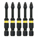 L&ouml;&ouml;kkruvikeerajate otsakute komplekt DeWalt FLEXTORQ; PZ3; 57 mm; 5 tk