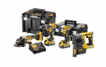 T&ouml;&ouml;riistakomplekt DeWalt (DCG405 + DCH273 + DCD796 + DCF887); 18 V; 3x5,0 Ah aku + Kandekohver TSTAK