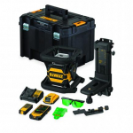 P&ouml;&ouml;rdlasernivellir DeWalt DCE080D1GS-QW; 18 V; 1x2,0 Ah aku