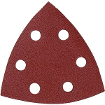 &Uuml;hendatud paber Velcro Backed; 125 mm; K60; 10 tk