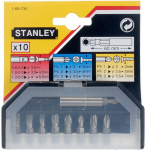 Kruviotsikute komplekt Stanley 1-68-734; 10 vnt.
