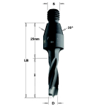 Puidupuur CMT; S=M10/30&deg;; D=8x50 mm